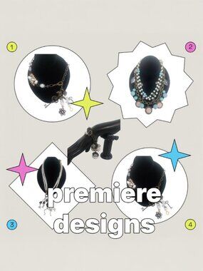 Premiere Designs  5 Piece Lot Necklaces Bracelet Steampunk Victorian Key Pendant